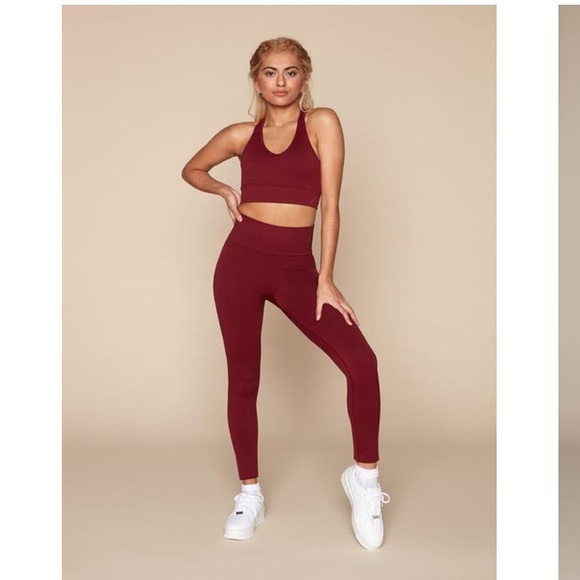 mid rise leather pants